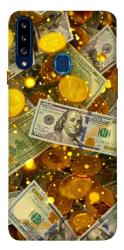Чехол itsPrint Gold and dollars для Samsung Galaxy A20s