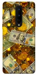 Чехол itsPrint Gold and dollars для OnePlus 8