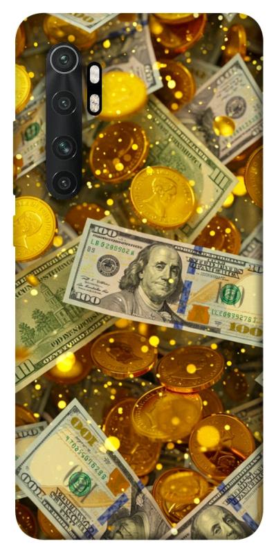 Чехол itsPrint Gold and dollars для Xiaomi Mi Note 10 Lite, деньги, купить оптом с доставкой