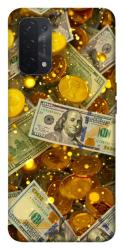 Чохол itsPrint Gold and dollars для Oppo A54 4G