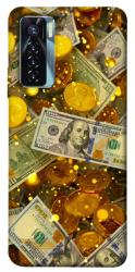 Чехол itsPrint Gold and dollars для TECNO Camon 17 Pro