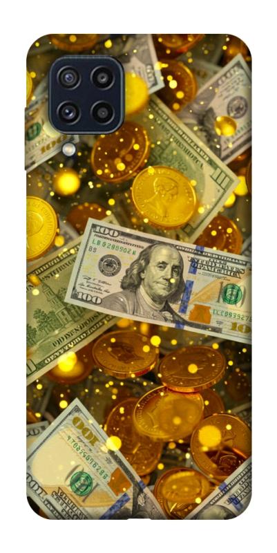 Чехол itsPrint Gold and dollars для Samsung Galaxy M32, деньги, купить оптом с доставкой