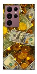 Чехол itsPrint Gold and dollars для Samsung Galaxy S22 Ultra