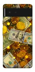 Чехол itsPrint Gold and dollars для Google Pixel 6