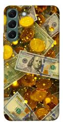 Чехол itsPrint Gold and dollars для Samsung Galaxy S22+