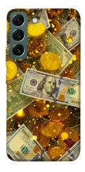 Чехол itsPrint Gold and dollars для Samsung Galaxy S22