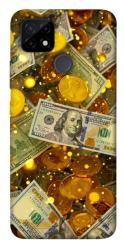 Чехол itsPrint Gold and dollars для Realme C21Y