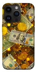 Чохол itsPrint Gold and dollars для Apple iPhone 14 Pro (6.1")