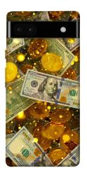 Чехол itsPrint Gold and dollars для Google Pixel 6a