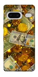 Чехол itsPrint Gold and dollars для Google Pixel 7