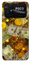 Чехол itsPrint Gold and dollars для Xiaomi Poco C40