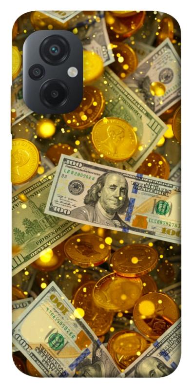 Чехол itsPrint Gold and dollars для Xiaomi Poco M5, деньги, купить оптом с доставкой