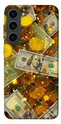 Чехол itsPrint Gold and dollars для Samsung Galaxy S23