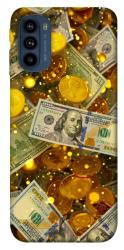 Чехол itsPrint Gold and dollars для Motorola Moto G41