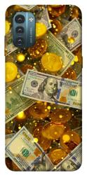 Чехол itsPrint Gold and dollars для Nokia G21