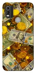 Чехол itsPrint Gold and dollars для Nokia C21 Plus