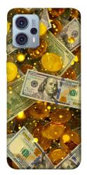 Чохол itsPrint Gold and dollars для Motorola Moto G23