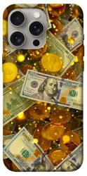 Чехол itsPrint Gold and dollars для Apple iPhone 15 Pro Max (6.7")