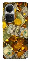 Чехол itsPrint Gold and dollars для Oppo Reno 10