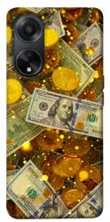 Чехол itsPrint Gold and dollars для Oppo A58 4G