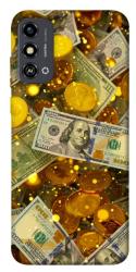 Чохол itsPrint Gold and dollars для ZTE Blade A53
