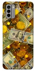 Чехол itsPrint Gold and dollars для Nokia G22