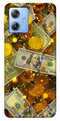 Чехол itsPrint Gold and dollars для Motorola Moto G84