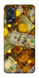 Чехол itsPrint Gold and dollars для Oppo A38