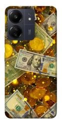 Чехол itsPrint Gold and dollars для Xiaomi Redmi 13C