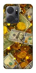 Чехол itsPrint Gold and dollars для Huawei Honor X7a