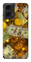 Чехол itsPrint Gold and dollars для Motorola Moto G24