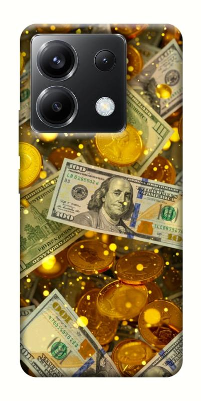 Чехол itsPrint Gold and dollars для Xiaomi Poco X6, деньги, купить оптом с доставкой