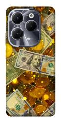 Чехол itsPrint Gold and dollars для Infinix Hot 40