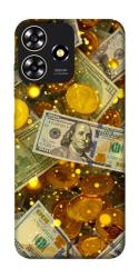 Чехол itsPrint Gold and dollars для ZTE Blade A73 4G