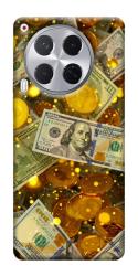 Чехол itsPrint Gold and dollars для TECNO Camon 30 (CL6)