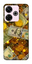 Чехол itsPrint Gold and dollars для Xiaomi Redmi 13 4G / Poco M6 4G