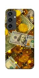 Чехол itsPrint Gold and dollars для Samsung Galaxy S24 FE