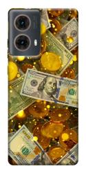 Чехол itsPrint Gold and dollars для Motorola Moto G85