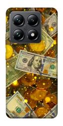 Чехол itsPrint Gold and dollars для Xiaomi 14T Pro