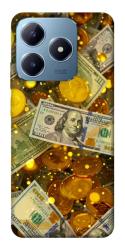 Чехол itsPrint Gold and dollars для Realme C63 4G