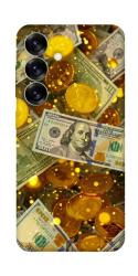 Чехол itsPrint Gold and dollars для Samsung Galaxy S25+