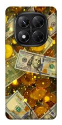 Чехол itsPrint Gold and dollars для Xiaomi Redmi Note 14 Pro 5G