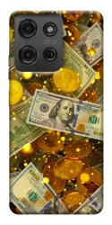 Чехол itsPrint Gold and dollars для Motorola Moto G75 5G