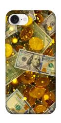 Чохол itsPrint Gold and dollars для Apple iPhone 16e (6.1")