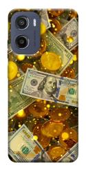 Чехол itsPrint Gold and dollars для Motorola Moto G05