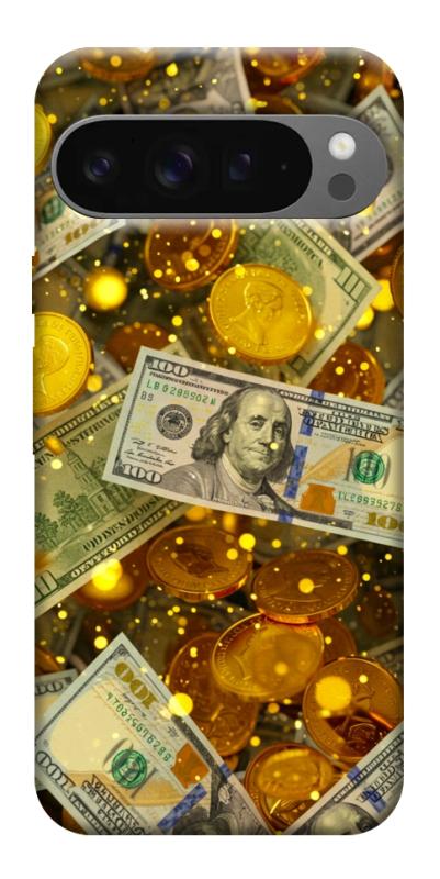 Чехол itsPrint Gold and dollars для Google Pixel 10 Pro XL, деньги, купить оптом с доставкой