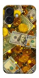 Чехол itsPrint Gold and dollars для Apple iPhone 17 (6.3")