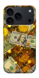 Чехол itsPrint Gold and dollars для Apple iPhone 17 Pro (6.3")