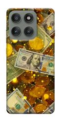 Чехол itsPrint Gold and dollars для Motorola Edge 60 Pro