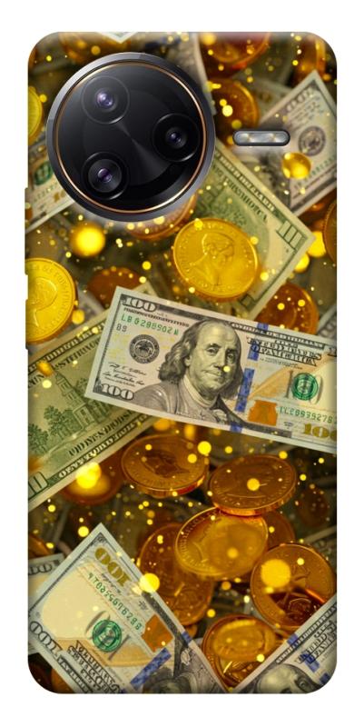 Чехол itsPrint Gold and dollars для Xiaomi Poco F7, деньги, купить оптом с доставкой
